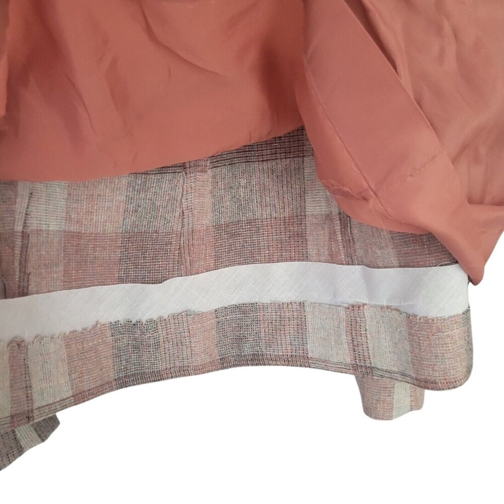 Vintage Adolph Schuman for Lilli Ann Plaid Blazer Womens Size S Suede Collar - Picture 11 of 13